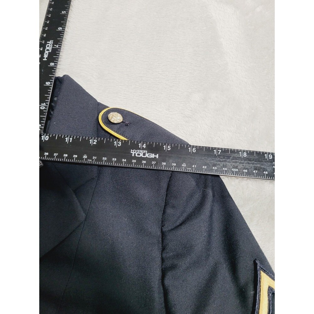 Bremen Bowdon Suit Jacket Womens 10 Tall Blue Army Dress Uniform Coat ASU - Picture 12 of 16